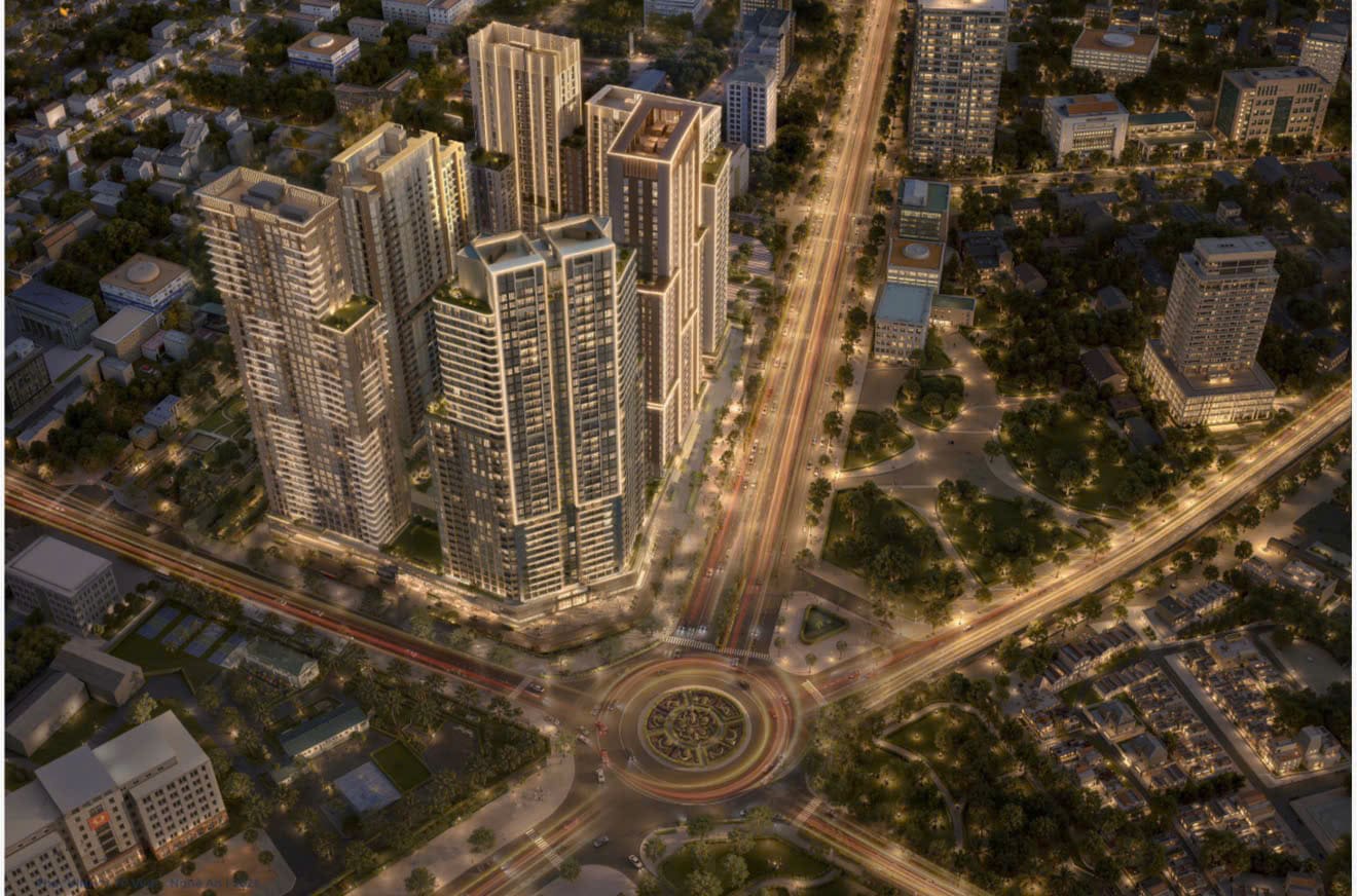 Phối cảnh toàn dự án Chung Cư dự án
