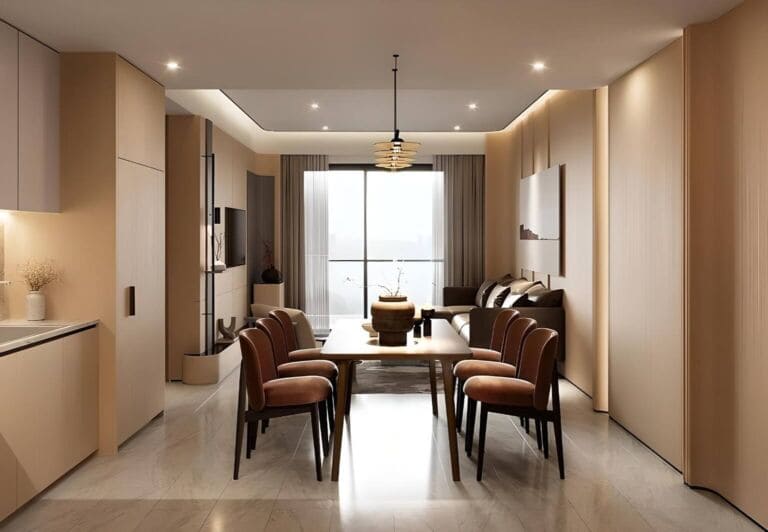 Thiết kế căn hộ 2 phòng ngủ chung cư Sun Vinh Nghệ An