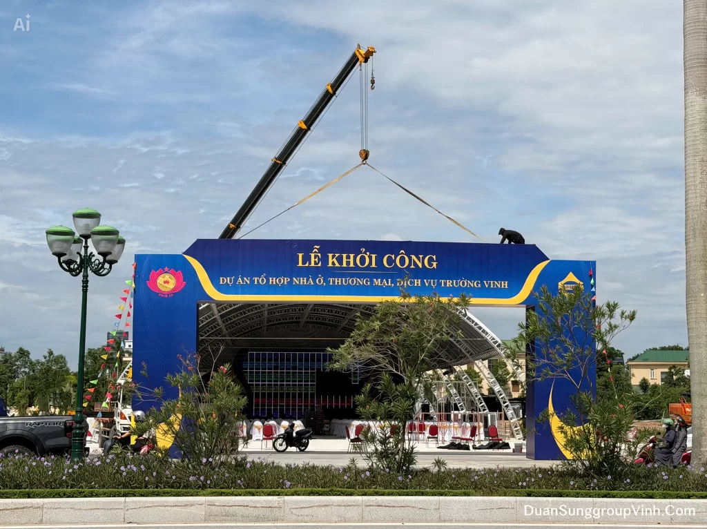 Khởi Công Dự Án Tổ Hợp Căn Hộ Thương Mại Dịch Vụ Trường Vinh: Kiến Tạo Biểu Tượng Sống Mới Tại Vinh