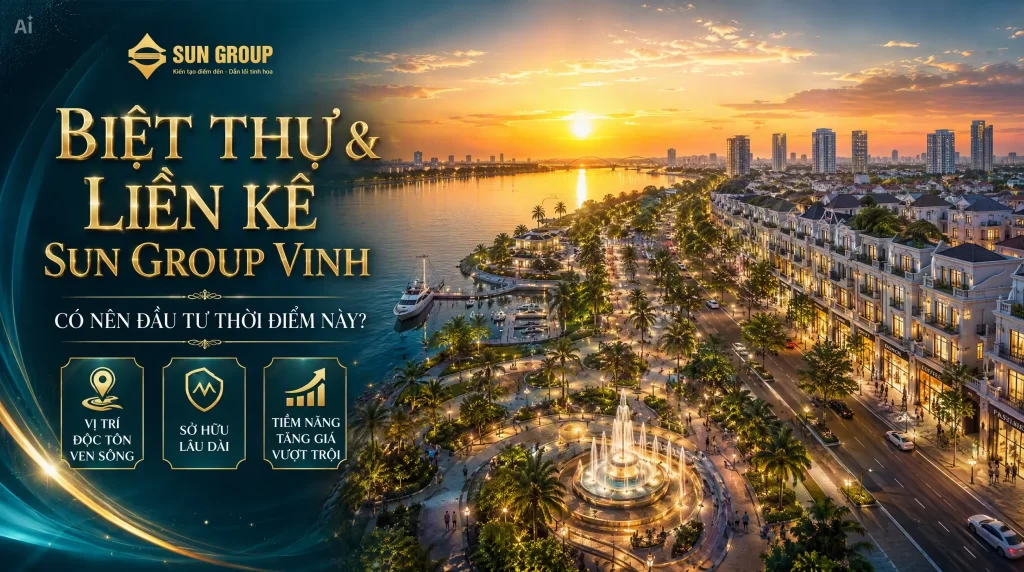 Có nên mua biệt thự liền kề Sun Vinh
