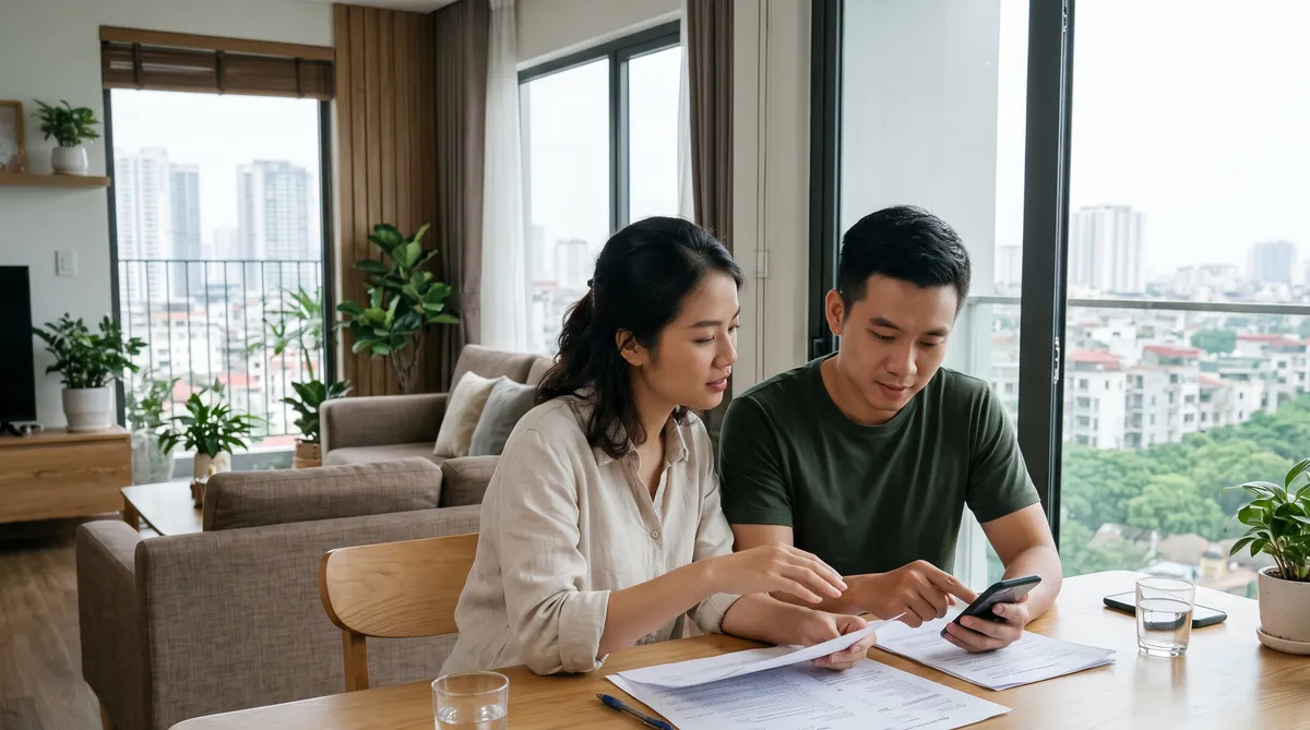 Ảnh minh họa vợ chồng trẻ chuẩn bị đăng ký thường trú căn hộ Sun Trường Vinh