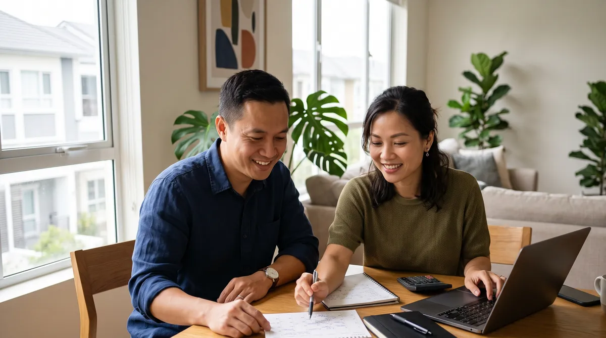 Ảnh minh họa vợ chồng lên kế hoạch thời điểm vàng xuống tiền Sun Trường Vinh